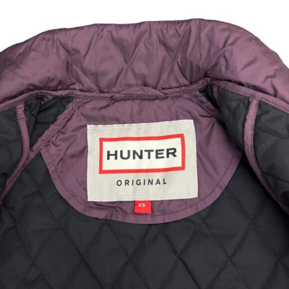 HUNTER Refined Quilted Short Trench Jacketize XS Oxford - Picture 4 of 15